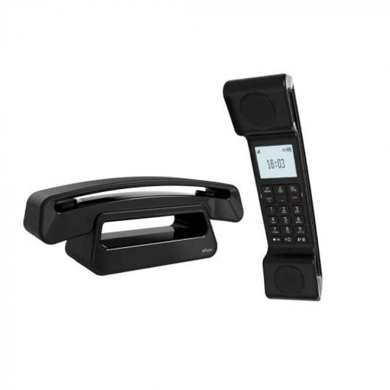 ALCATEL Ασύρματο τηλέφωνο με δυνατότητα αποκλεισμού κλήσεων ePURE ICONIC EWE ALCATEL μαύρο (010065) ALCATEL Ασύρματο τηλέφωνο με δυνατότητα αποκλεισμού κλήσεων ePURE ICONIC EWE ALCATEL μαύρο (010065)